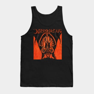 necrodream : Enormous Orange Brain  (E.O.B.) Tank Top